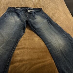 Express Relaxed Fit Dark Blue Jeans